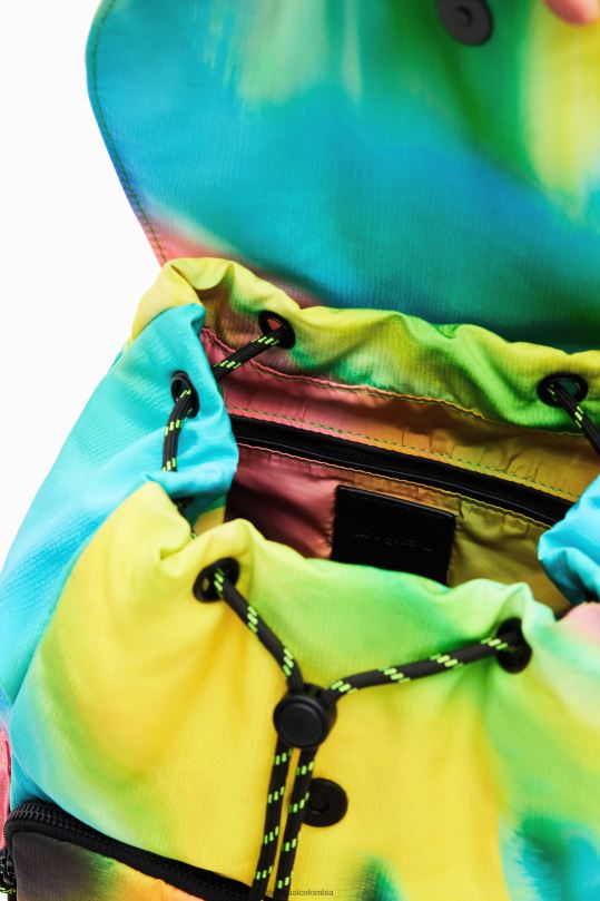 Desigual Colombia - accesorio 4802L721 mujer Desigual mochila mediana de nailon con efecto tie-dye