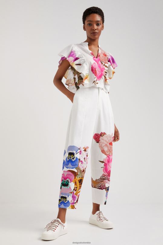 ropa 4802L1103 mujer Desigual metro. blusa floral de christian lacroix - Desigual shop
