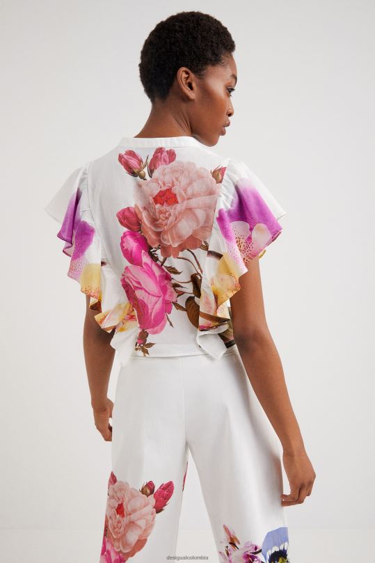 ropa 4802L1103 mujer Desigual metro. blusa floral de christian lacroix - Desigual shop