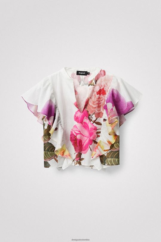 ropa 4802L1103 mujer Desigual metro. blusa floral de christian lacroix - Desigual shop