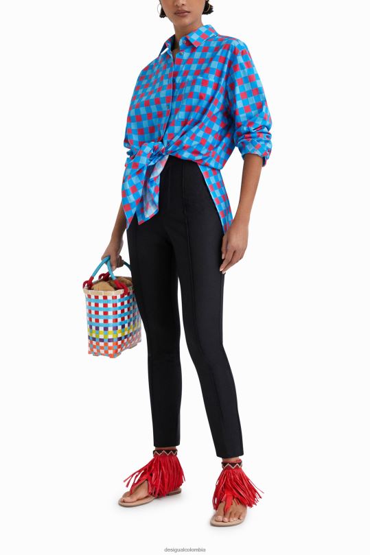 Desigual zapatos Colombia - ropa 4802L431 mujer Desigual camisa oversize stella jean