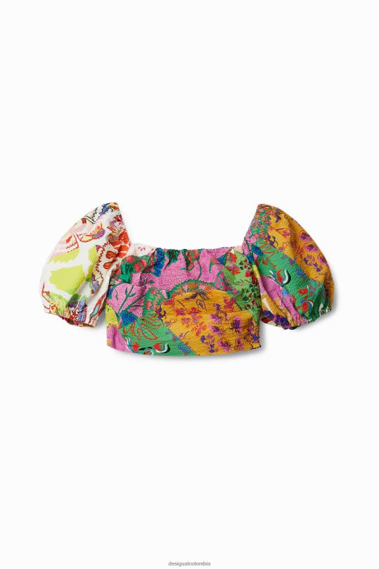 blusas Desigual bogota - ropa 4802L684 mujer Desigual metro. blusa corta de christian lacroix