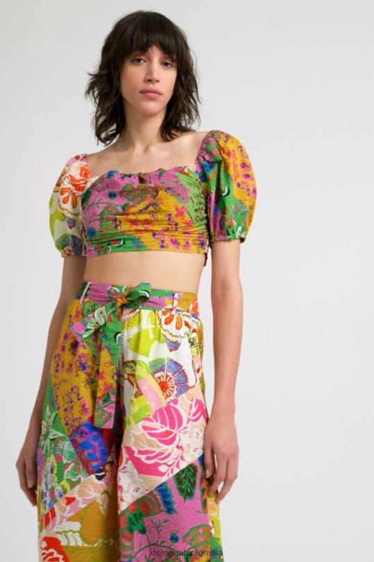 blusas Desigual bogota - ropa 4802L684 mujer Desigual metro. blusa corta de christian lacroix