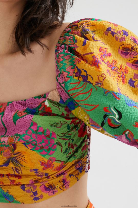 blusas Desigual bogota - ropa 4802L684 mujer Desigual metro. blusa corta de christian lacroix