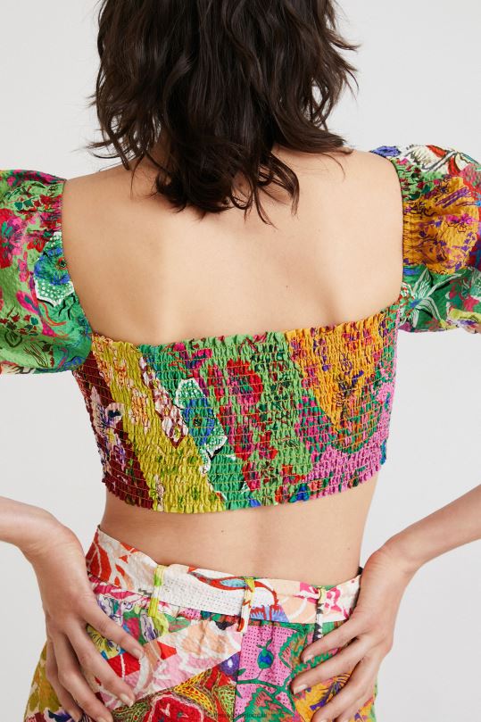 blusas Desigual bogota - ropa 4802L684 mujer Desigual metro. blusa corta de christian lacroix