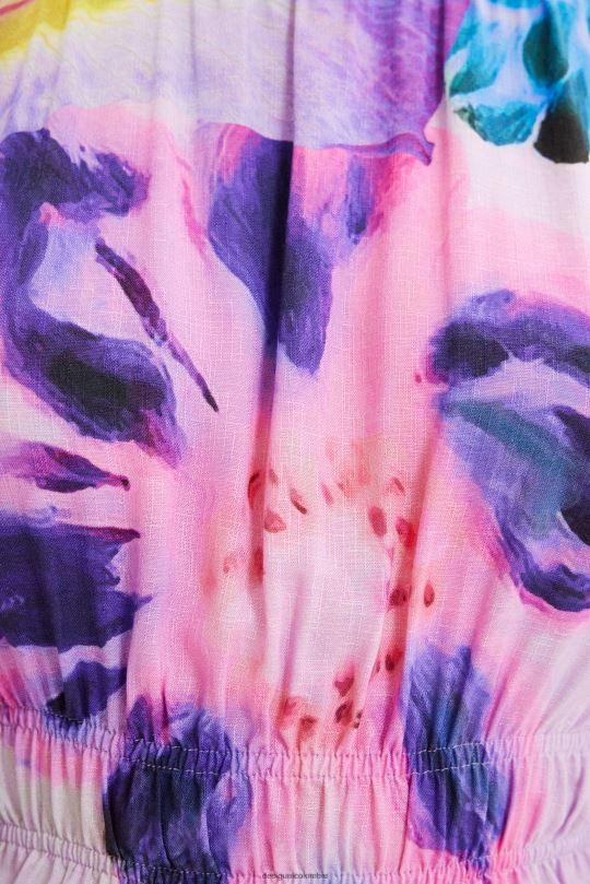 Desigual Colombia - ropa 4802L794 mujer Desigual metro. blusa corta floral de christian lacroix