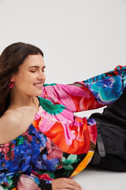 Desigual Colombia bolsos - ropa 4802L810 mujer Desigual metro. blusa floral de christian lacroix
