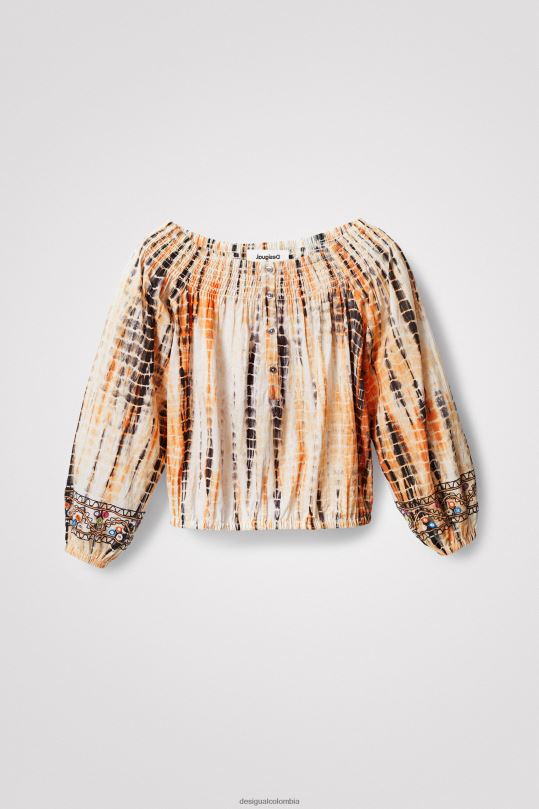 Desigual zapatos Colombia - ropa 4802L812 mujer Desigual blusa con cuello barco
