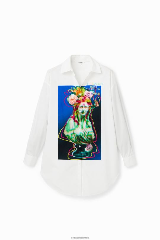 Desigual Colombia pagina oficial - ropa 4802L953 mujer Desigual camisa de busto de gran tamaño
