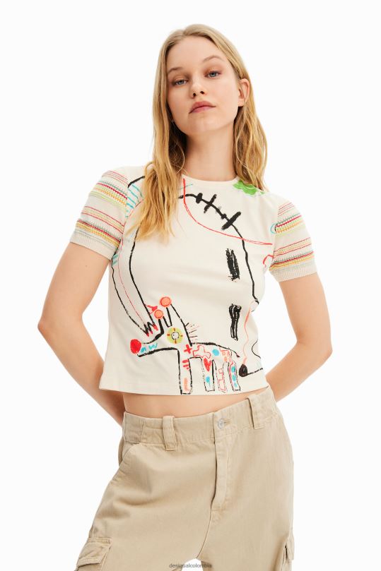 Desigual Colombia - ropa 4802L1008 mujer Desigual camiseta de punto arty