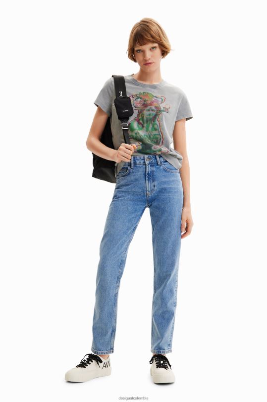 blusas Desigual bogota - ropa 4802L1017 mujer Desigual camiseta de manga corta con busto