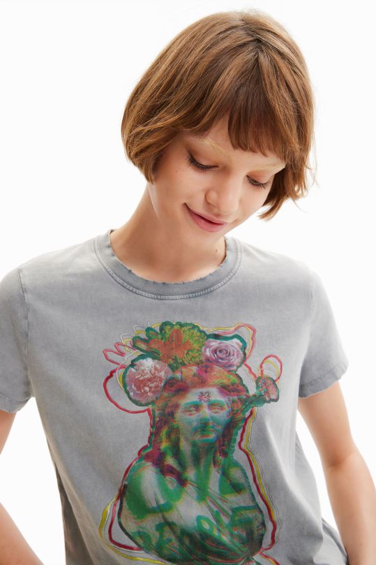 blusas Desigual bogota - ropa 4802L1017 mujer Desigual camiseta de manga corta con busto