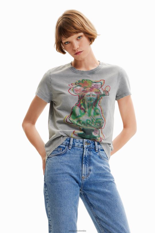 blusas Desigual bogota - ropa 4802L1017 mujer Desigual camiseta de manga corta con busto