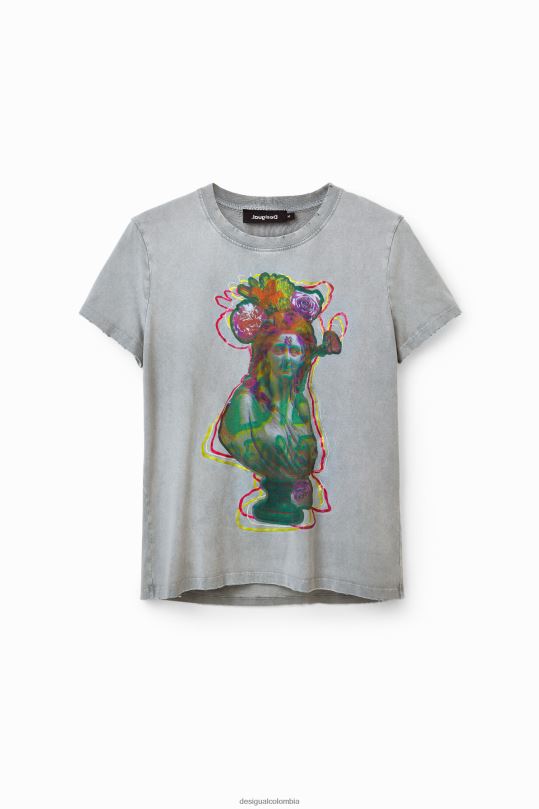 blusas Desigual bogota - ropa 4802L1017 mujer Desigual camiseta de manga corta con busto