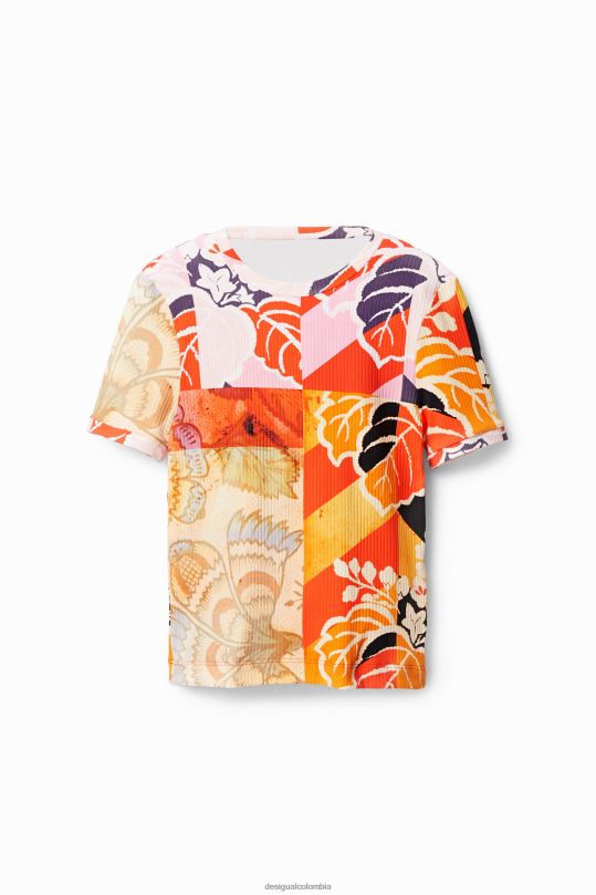 ropa 4802L1029 mujer Desigual metro. camiseta de canalé de christian lacroix - Desigual sales online
