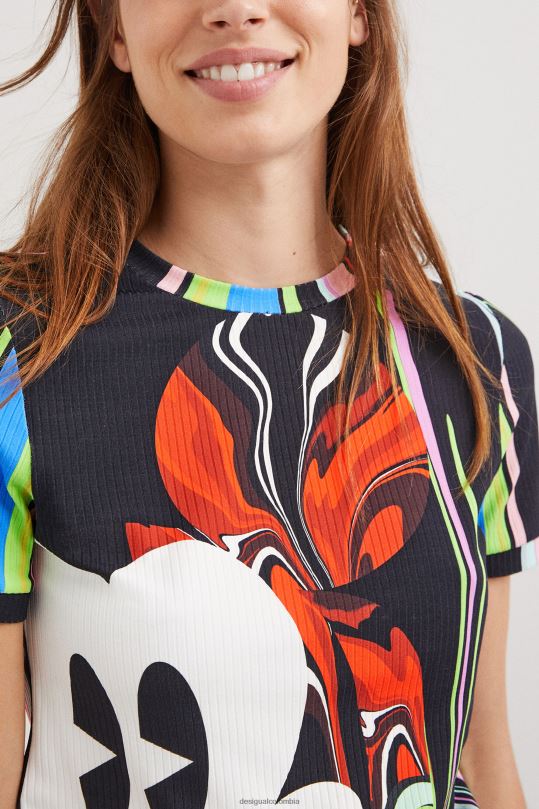 Desigual Colombia - ropa 4802L1070 mujer Desigual metro. camiseta mickey mouse de christian lacroix
