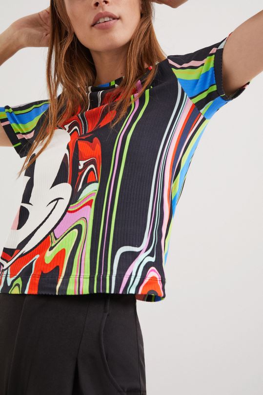 Desigual Colombia - ropa 4802L1070 mujer Desigual metro. camiseta mickey mouse de christian lacroix