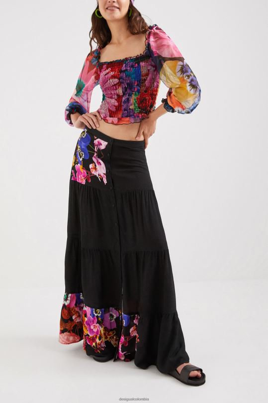 ropa 4802L1104 mujer Desigual metro. camiseta de tul christian lacroix - Desigual sale damen