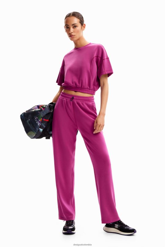 Desigual Colombia bolsos - ropa 4802L208 mujer Desigual camiseta deportiva corta y holgada