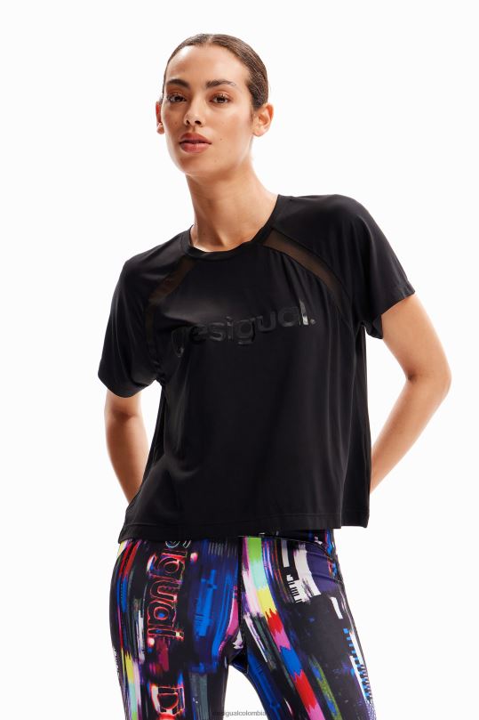 Desigual zapatos Colombia - ropa 4802L209 mujer Desigual camiseta deportiva de malla