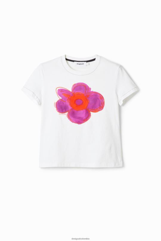 Desigual Colombia - ropa 4802L37 mujer Desigual camiseta con ilustración de flores