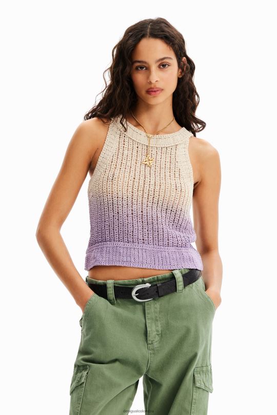 ropa 4802L471 mujer Desigual top de tricot degradado - Desigual sales online