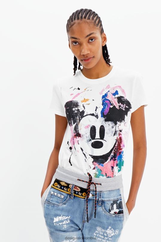 ropa 4802L483 mujer Desigual camiseta arty de mickey mouse de disney - Desigual Colombia Medellín