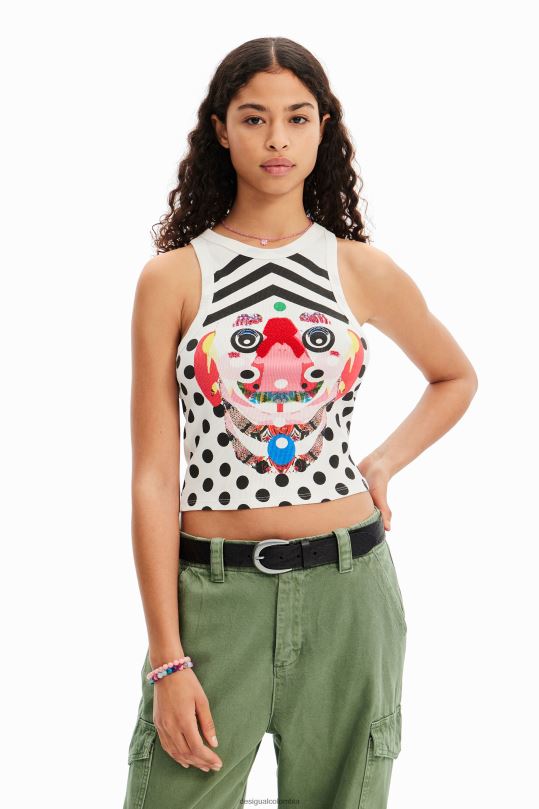 blusas Desigual bogota - ropa 4802L518 mujer Desigual metro. camiseta de lunares de christian lacroix