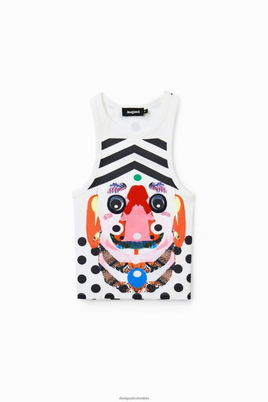 blusas Desigual bogota - ropa 4802L518 mujer Desigual metro. camiseta de lunares de christian lacroix