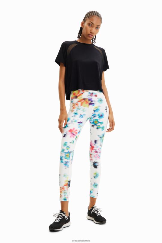 Desigual Colombia pagina oficial - ropa 4802L690 mujer Desigual camiseta deportiva corta de malla