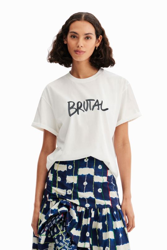 ropa 4802L867 mujer Desigual camiseta brutal de stella jean - Desigual sales online