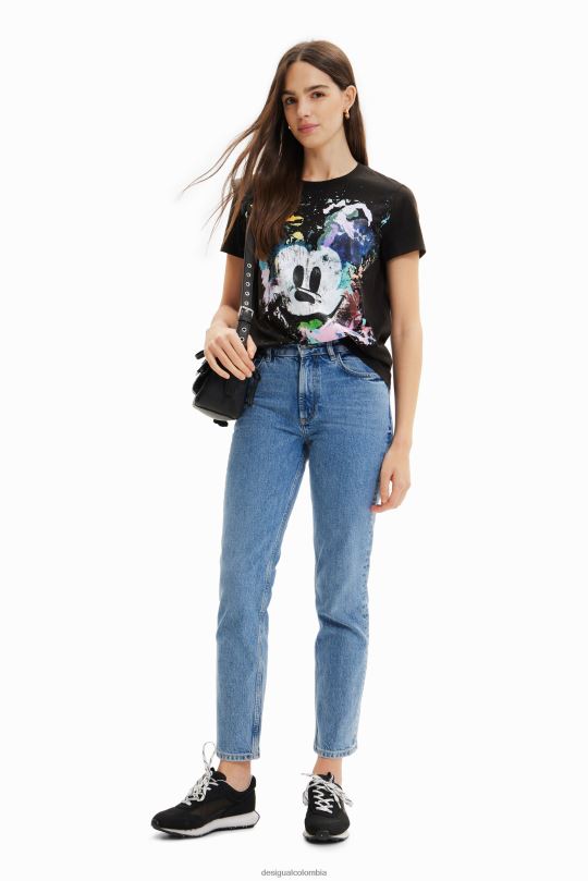 Desigual Colombia pagina oficial - ropa 4802L877 mujer Desigual camiseta arty de mickey mouse de disney