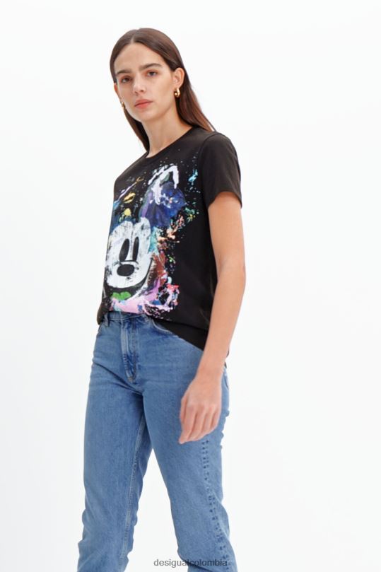 Desigual Colombia pagina oficial - ropa 4802L877 mujer Desigual camiseta arty de mickey mouse de disney