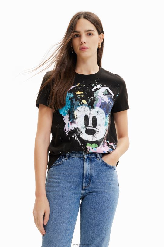 Desigual Colombia pagina oficial - ropa 4802L877 mujer Desigual camiseta arty de mickey mouse de disney