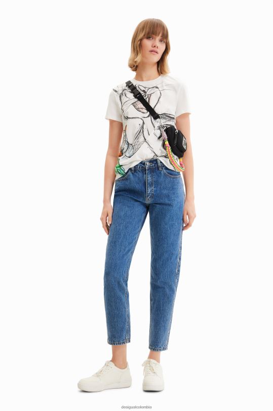 Desigual Colombia - ropa 4802L885 mujer Desigual camiseta de manga corta de bugs bunny