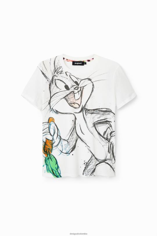 Desigual Colombia - ropa 4802L885 mujer Desigual camiseta de manga corta de bugs bunny