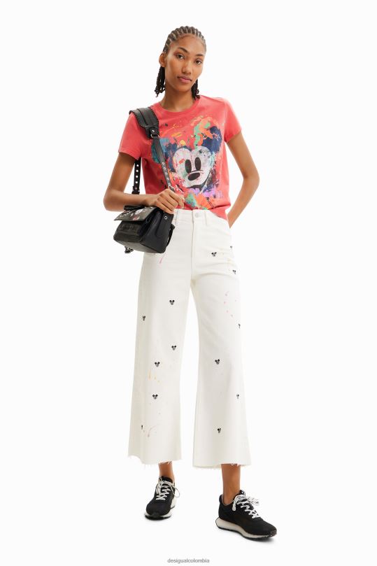 blusas Desigual bogota - ropa 4802L901 mujer Desigual camiseta arty de mickey mouse de disney