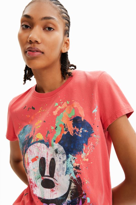 blusas Desigual bogota - ropa 4802L901 mujer Desigual camiseta arty de mickey mouse de disney
