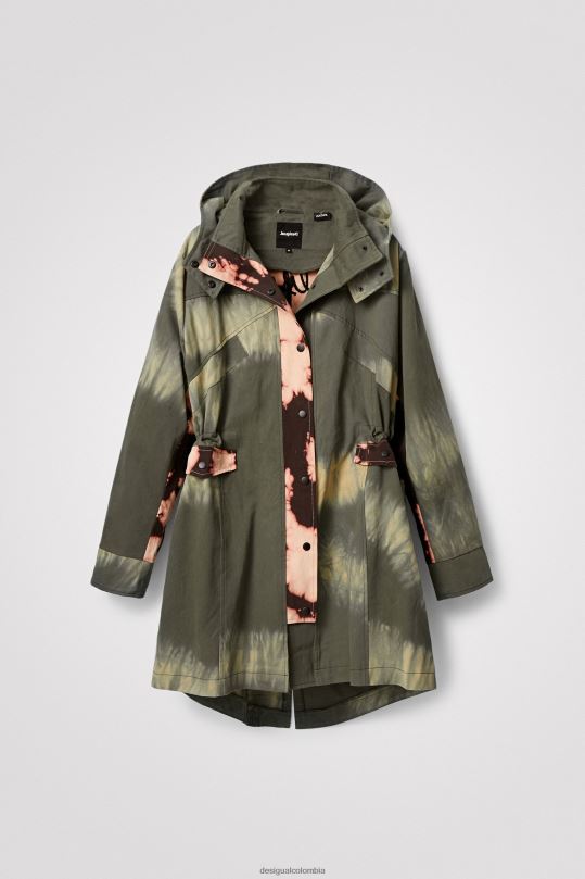 ropa 4802L1025 mujer Desigual parka con efecto tie-dye - Desigual shop