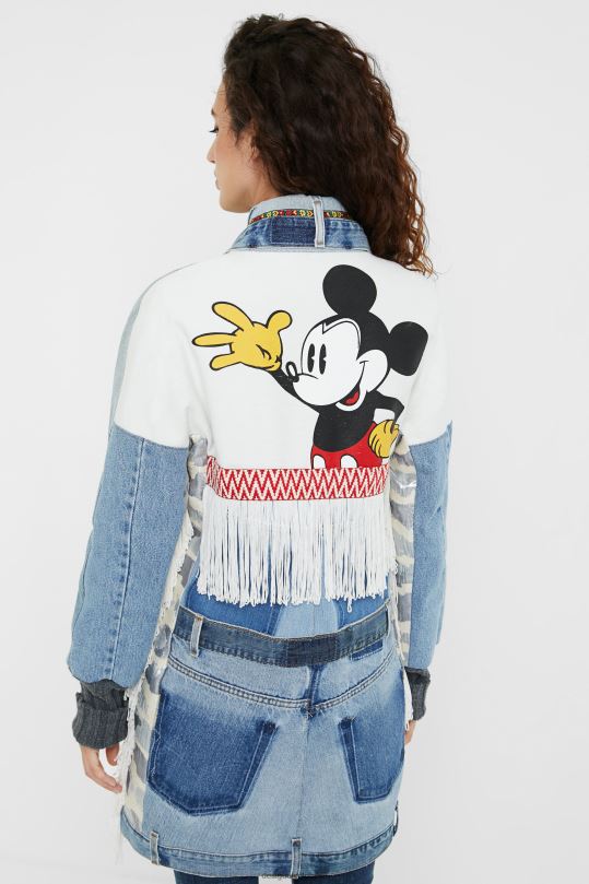ropa 4802L143 mujer Desigual abrigo de mickey mouse - Desigual Colombia Medellín