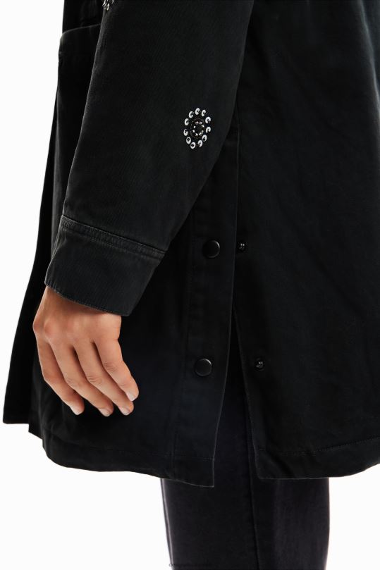 Desigual Colombia bolsos - ropa 4802L175 mujer Desigual parka con capucha y bordado