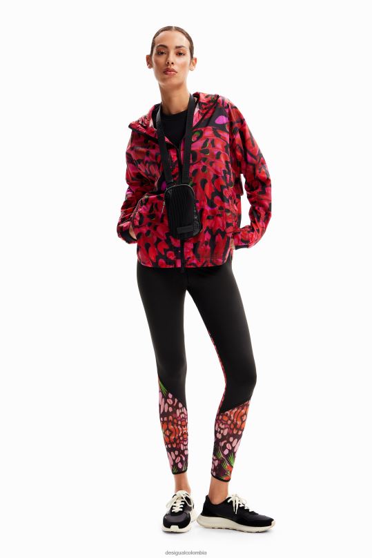ropa 4802L235 mujer Desigual chaqueta deportiva corta con mariposas - Desigual Colombia rebajas