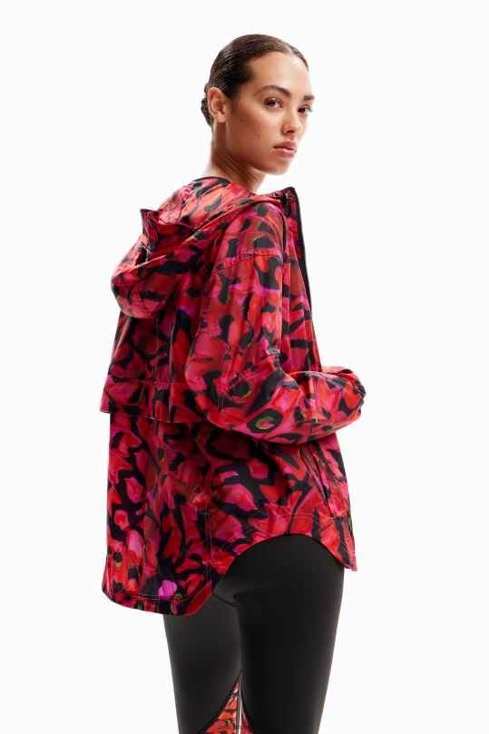 ropa 4802L235 mujer Desigual chaqueta deportiva corta con mariposas - Desigual Colombia rebajas