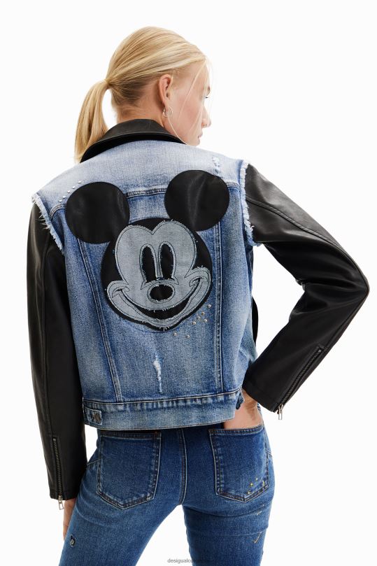ropa 4802L371 mujer Desigual chaqueta vaquera híbrida de mickey mouse - Desigual Colombia Medellín