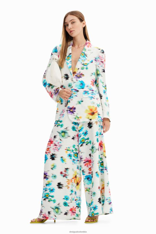Desigual Colombia pagina oficial - ropa 4802L418 mujer Desigual blazer texturizado floral