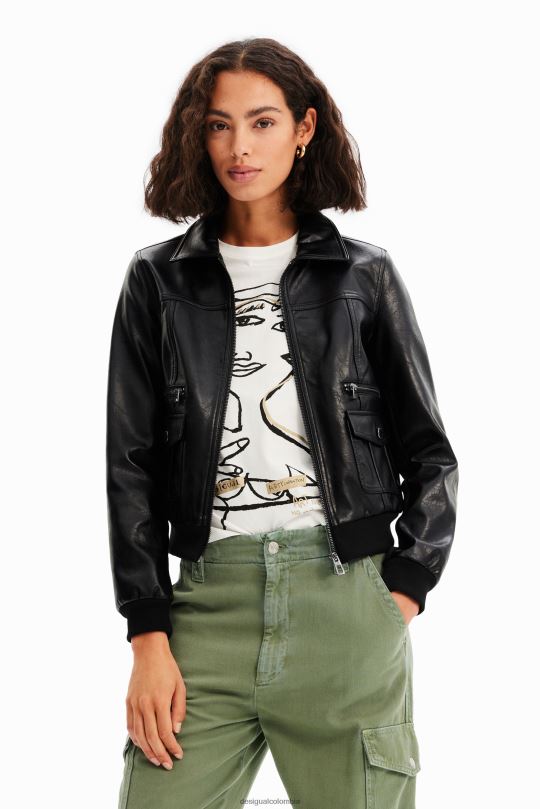 blusas Desigual bogota - ropa 4802L510 mujer Desigual chaqueta con bolsillos retro