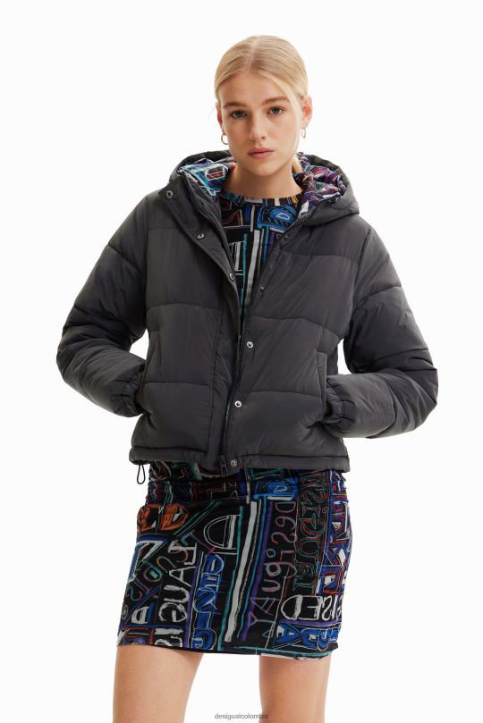 Desigual zapatos Colombia - ropa 4802L660 mujer Desigual chaqueta corta acolchada iridiscente