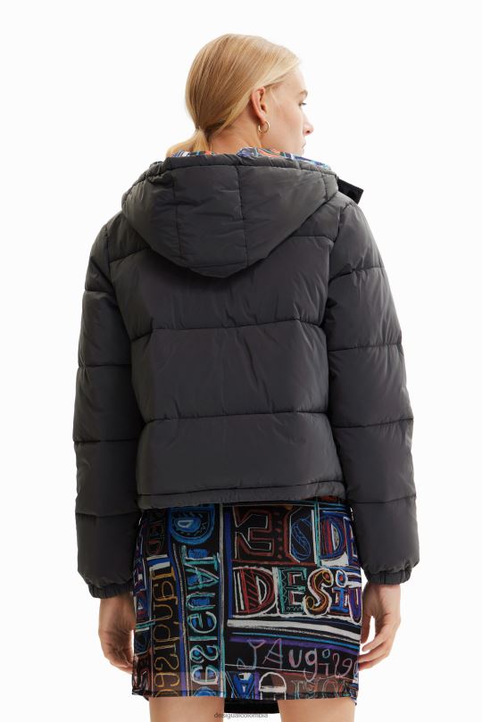 Desigual zapatos Colombia - ropa 4802L660 mujer Desigual chaqueta corta acolchada iridiscente