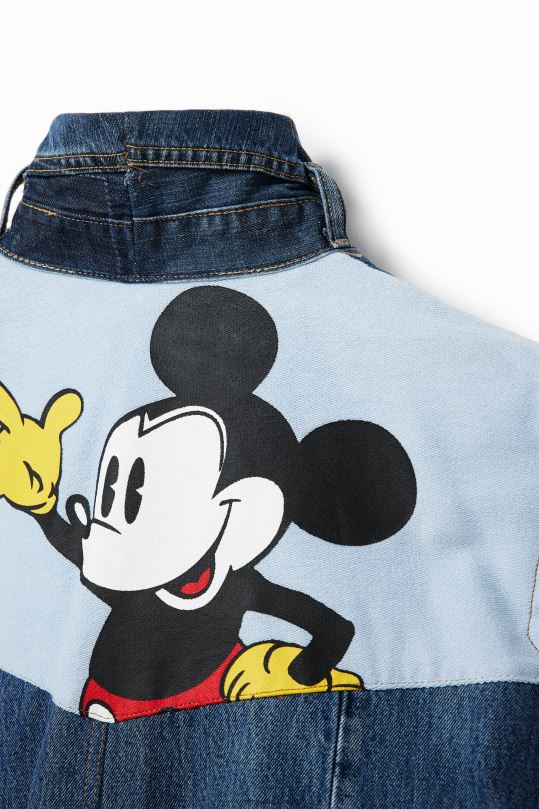 Desigual zapatos Colombia - ropa 4802L975 mujer Desigual Chaleco vaquero con icono de Mickey Mouse - Blanco