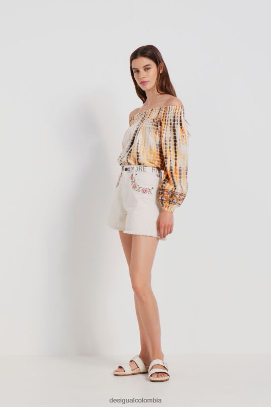 Desigual Colombia - ropa 4802L1032 mujer Desigual amor pantalones cortos